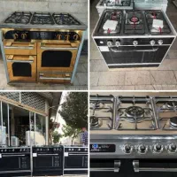 چهار درب فرنما اجاق گاز صفحه ای استیل/تکنوا