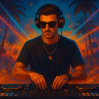 اجرای دی‌جی با تجهیزات لوکیشن آماده برای مراسم