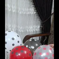 پرده تور ودستک مخمل زری دار