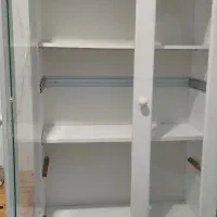 کمد ویترین دار سفید|جاکفشی، کمد، دراور|رشت, باهنر|دیوار