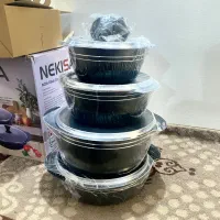 دیگ چدن نو نو کار نزده|ظروف پختوپز|گرگان, |دیوار