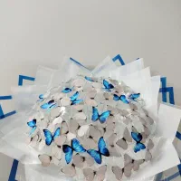 دسته پروانه گل ربانی دیزاین پول|گل مصنوعی|مشهد, ایثارگران|دیوار