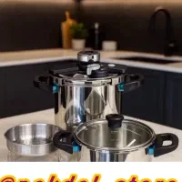 زودپز سه کاره اصل استیل18/10 یونیک