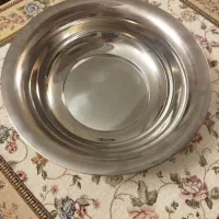 لگن استیل ضخیم با قطر ۴۲ نو و دو عدد دیس استیل