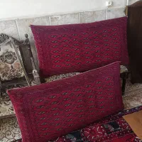 ۲ جفت پشتی دستباف ترکمن