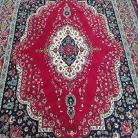 فرش سه در چهار زمینه لاکی جنس تمام نخ|فرش|نهاوند, |دیوار