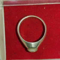 انگشتر عقیق باباقوری کهنه نقره