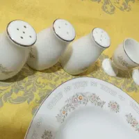 سرویس ۴۰ پارچه چینی بهشتی ژاپنی|ظروف سرو و پذیرایی|پردیس, فاز ۱۱|دیوار