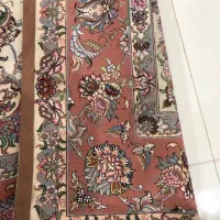 فرش دستبافت کرم گل ابریشم ۹متری*|فرش|مشهد, امیریه|دیوار