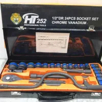 بکس24 پارچه هندل دار مشکی و سفید برند اچ تی HT 252