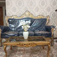 مبلمان سلطنتی ورق طلا