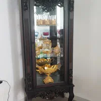 بوفه چوب گردو|بوفه، ویترین، کنسول|چرداول, |دیوار