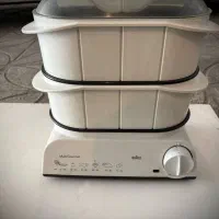 بخارپز براون Braun MultiGourmet دو طبقه سالم