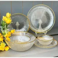 سرویس لب طلایی کاملا نو