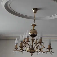 لوستر با رو کش آب طلا