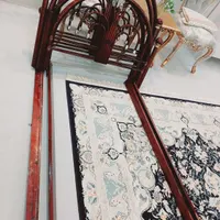 ۲ عددتخت خواب فلزی زرشکی