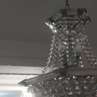 جفت لوستر سقفی پذیرایی|لوستر و چراغ آویز|تهران, سازمان آب|دیوار