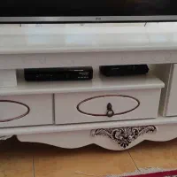 میز تی وی چوبی ابعاد زیری تلویزیون ۱۳۰ سانت