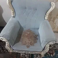 مبل استیل ۷ نفره به همراه ۴ عدد جلو مبلی|مبلمان خانگی و میز عسلی|تهران, مخصوص|دیوار