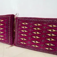 پشتی ترکمنی دستباف قدیمی