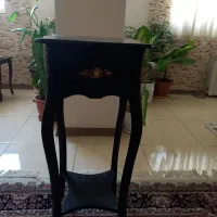 میز تلفن چوبی