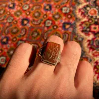 دوعدد انگشتر نقره عقیق عیاربالا|جواهرات|اردبیل, |دیوار