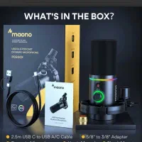میکروفون داینامیک مائونو PD200 x RGB|قطعات و لوازم جانبی رایانه|مشهد, شاهد (شهرک غرب)|دیوار
