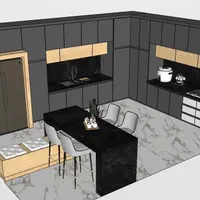 طراحی سه بعدی 3D کابینت و کمد|خدمات پیشه و مهارت|تهران, شهرآرا|دیوار