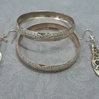 دوعدد النگو و گوشواره دو درصد بالای تابلو|جواهرات|مشهد, پنجتن|دیوار