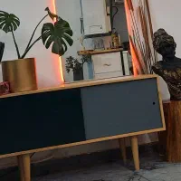 میز کنسول - زیر تلوزیونی چوب راش