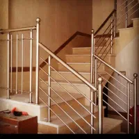 نرده استیل نرده  تراس نرده پله نرده نرده استیل پله