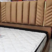 تخت دونفره کامل ۱۶۰ در ۲۰۰ استاندارد|تخت و سرویس خواب|رشت, گلباغ نماز|دیوار