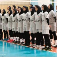 تیم والیبال برای مسابقات (دختران ۱۲ تا ۲۲سال )
