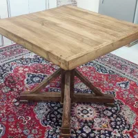 میز ناهار خوری ۴ نفره تمام چوب سفارشی درجه ۱