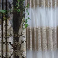 پرده ۳در۴ باچوب آماده نصب کاملا سالم|پرده، رانر، رومیزی|خورموج, |دیوار