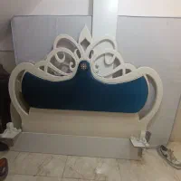 تخت خواب دونفره با تشک و روتختی