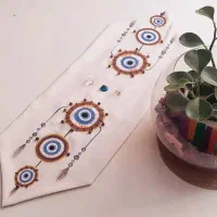 سفارش رومیزی نقاشی شده ثابت|پرده، رانر، رومیزی|تهران, قلهک|دیوار