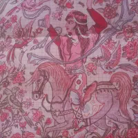 نقشی فرش شکارگا قدیمی|فرش|بیجار, |دیوار