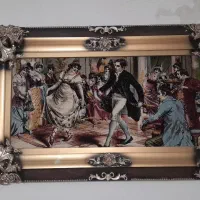 تابلو فرش قشنگ شیک  ۱۳۰ در ۸۰ سانت