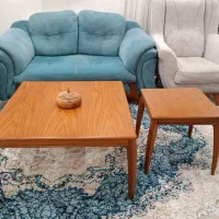 فروش یک میز جلو مبلی با دو تا عسلی
