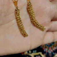 گوشواره شیک و نمادار طلا در حد نو با دودرصد