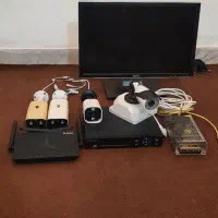 دوربین مداربسته همراه هارد سیم کشی وایفا مانیتور