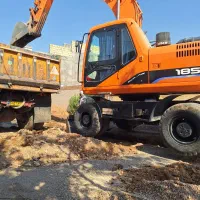 بیل میکانیکی تخریب و خاکبرداری لوله گذاری زیرسازی|خدمات پیشه و مهارت|شیراز, ارم|دیوار