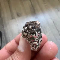 انگشترنقره خاص وکلکسیونی کوارتز ژئود