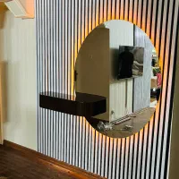 اینه قدی دفرمه بکلایت کنسول شلف|آینه|تهران, صادقیه|دیوار