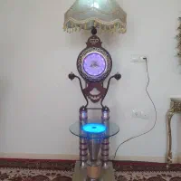آباژور ساعت دار|چراغ خواب و آباژور|شاهینشهر, شهرک گلدیس|دیوار