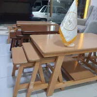 جلو مبلی ۵تیکه چوبی *تینا*جلومبلی +۴تا عسلی|مبلمان خانگی و میز عسلی|مشکین‌دشت, |دیوار