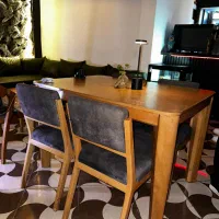 میز چوبی با صندلی مبلی|میز و صندلی غذاخوری|شیراز, ستارخان|دیوار