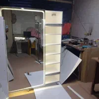 آینه مدل جاکفشی گنبدی ایستاده با کشو