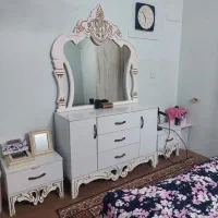 سرویس خواب در حد نو با تشک 15 م|تخت و سرویس خواب|کرمان, |دیوار